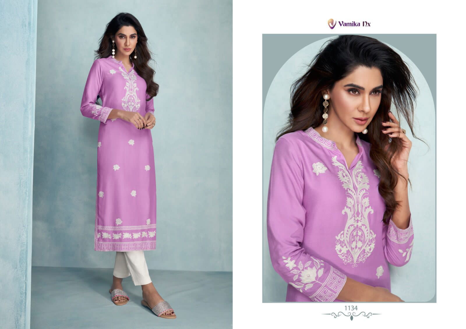 Rooh Vol 6 Vamika NX Fancy Wear Rayon Wholesale Designer Kurti Catalog